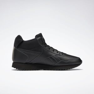 Adidasy Męskie Reebok Royal Glide Mid Czarne/Białe PL 67TYCHK